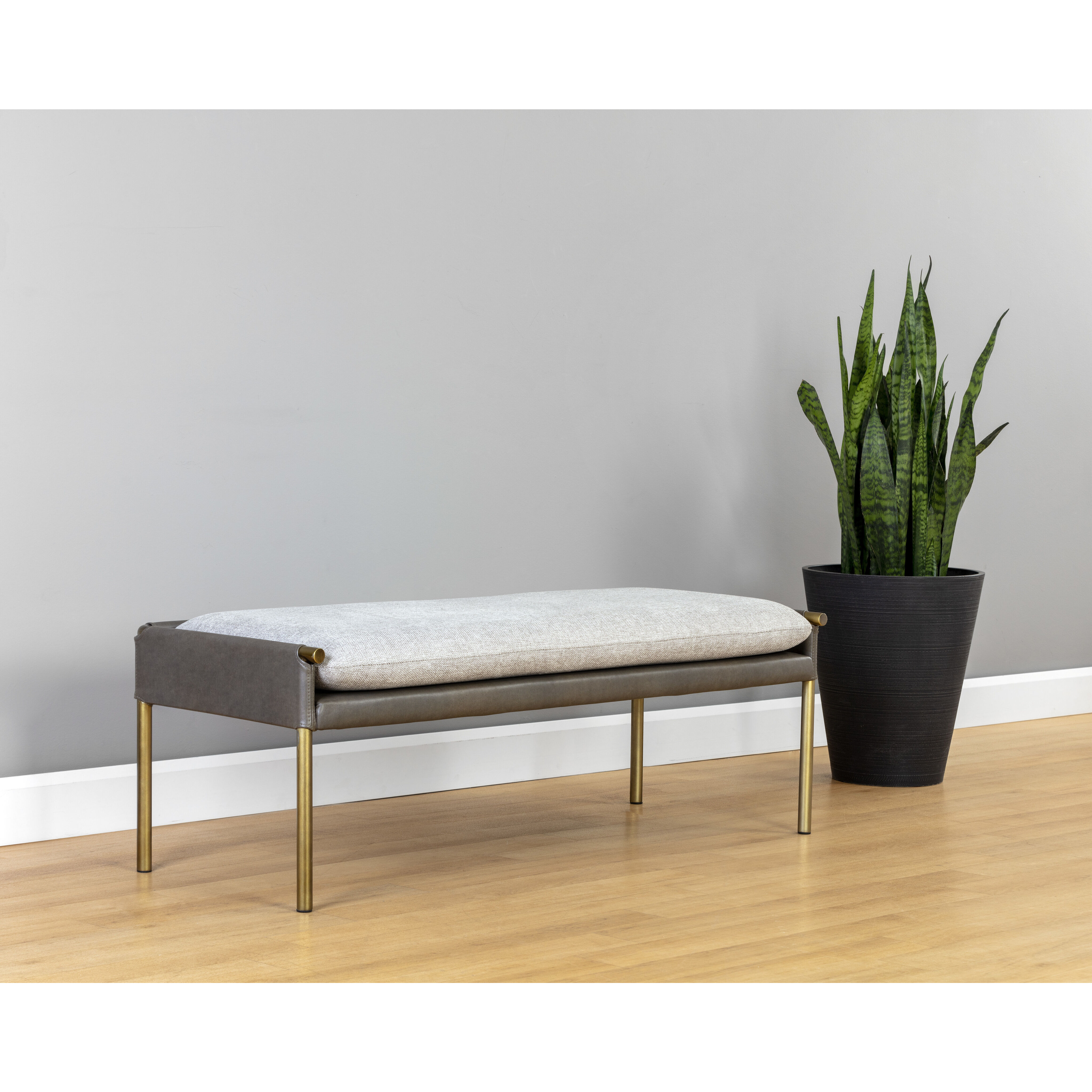 Bellevue Belfast Heather Grey / Bravo Ash Bench